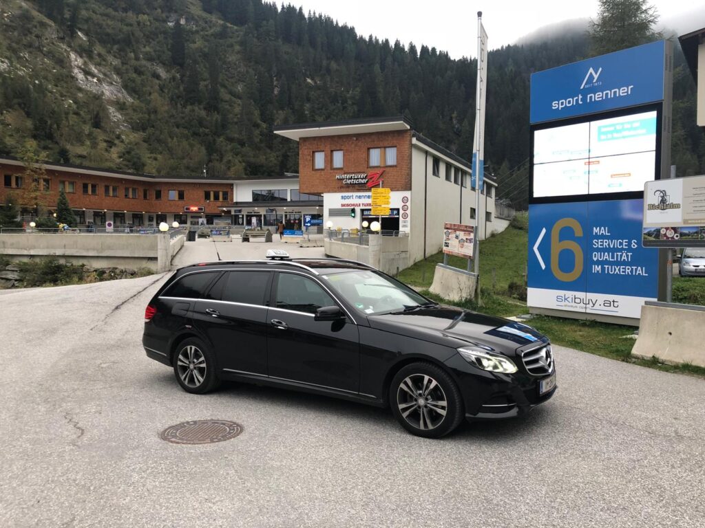 Taxi Innsbruck Flughafen Hintertux